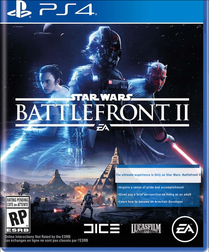 Star Wars Battlefront I I P S4 Cover Art