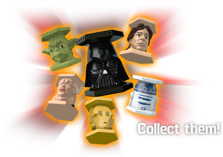 Star Wars Character Heads Collectibles