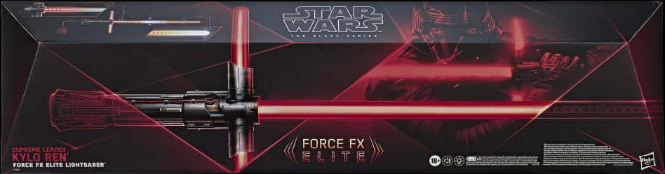 Star Wars Kylo Ren Force F X Elite Lightsaber Packaging