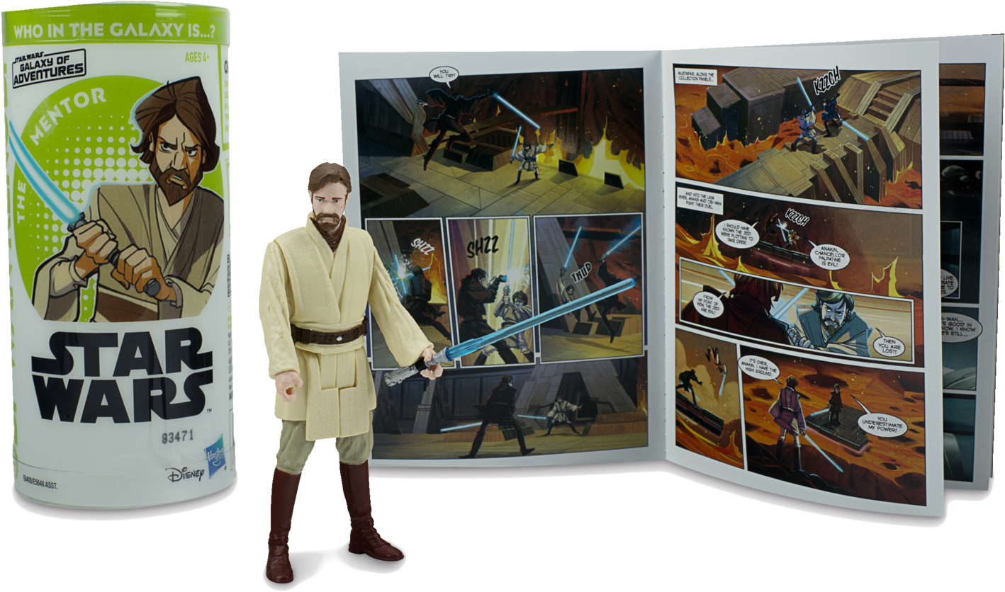 Star Wars Obi Wan Kenobi Action Figureand Comic