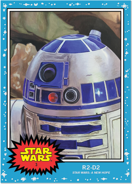 Star Wars R2 D2 Collectible Card