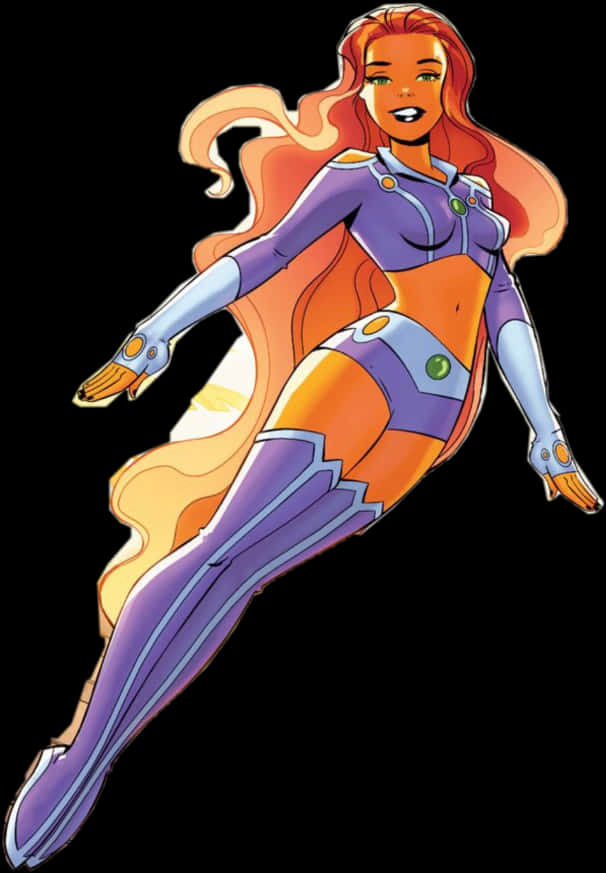 Starfire Animated Character Portrait