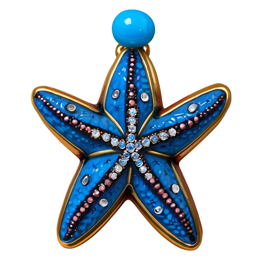 Starfish Charm Earring Png Soa55