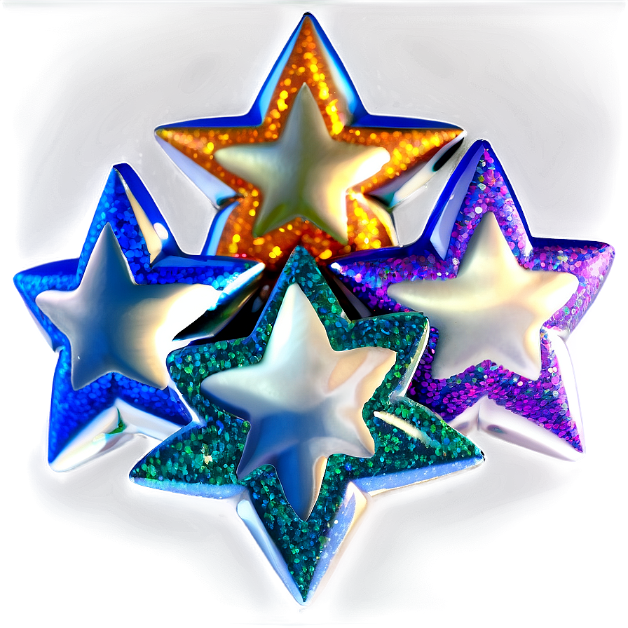 Stars Glitter Transparent Png 05252024