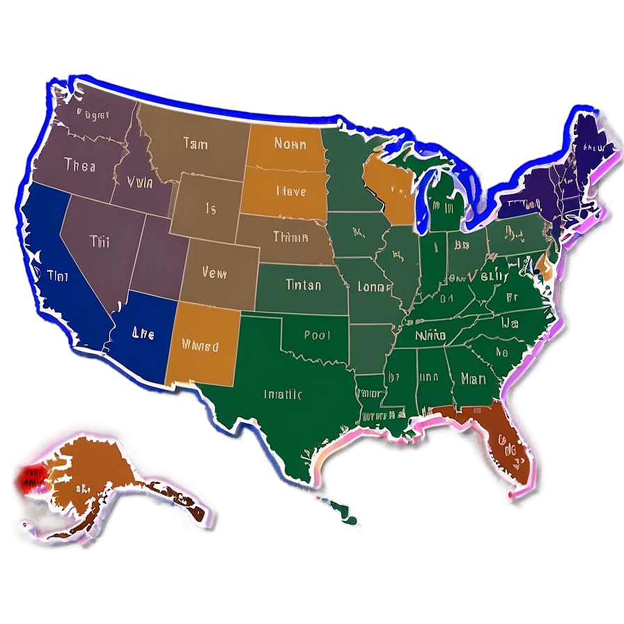 State Nicknames Usa Png 4