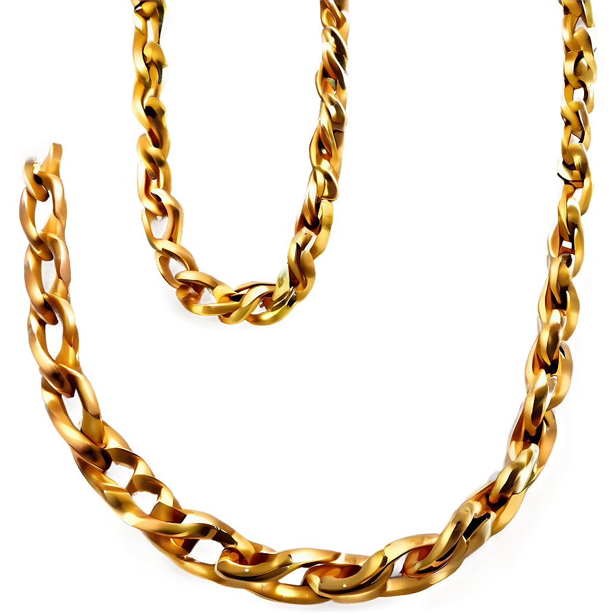 Statement Gold Chain Png Edo