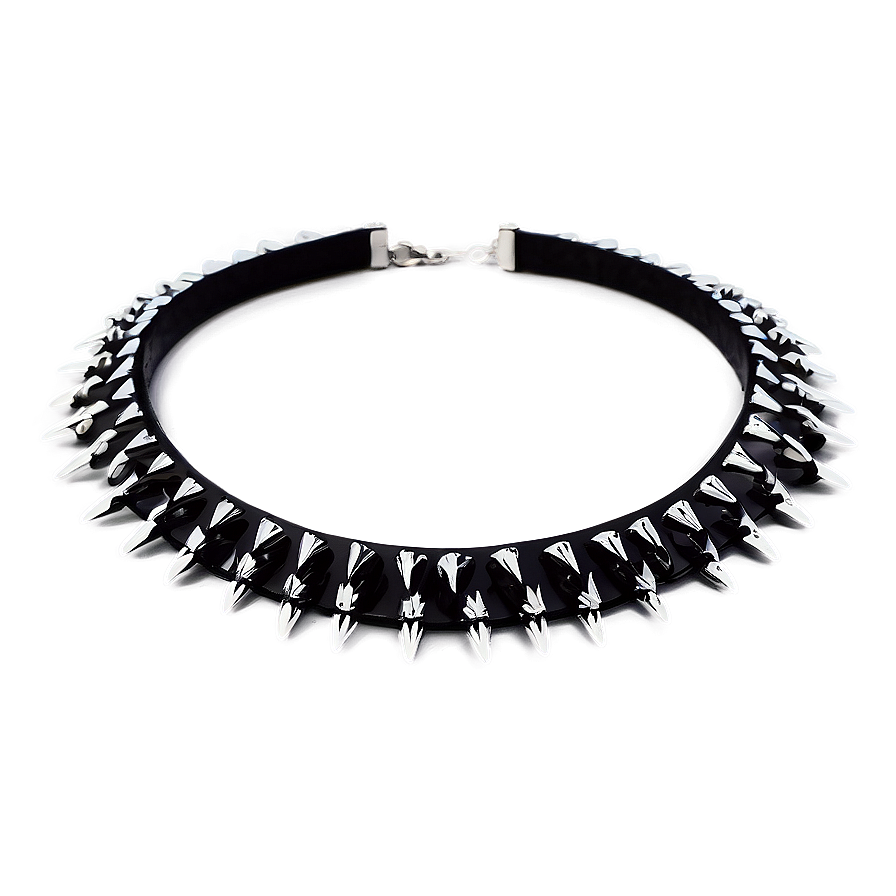 Statement Spiked Choker Necklace Png Rrv