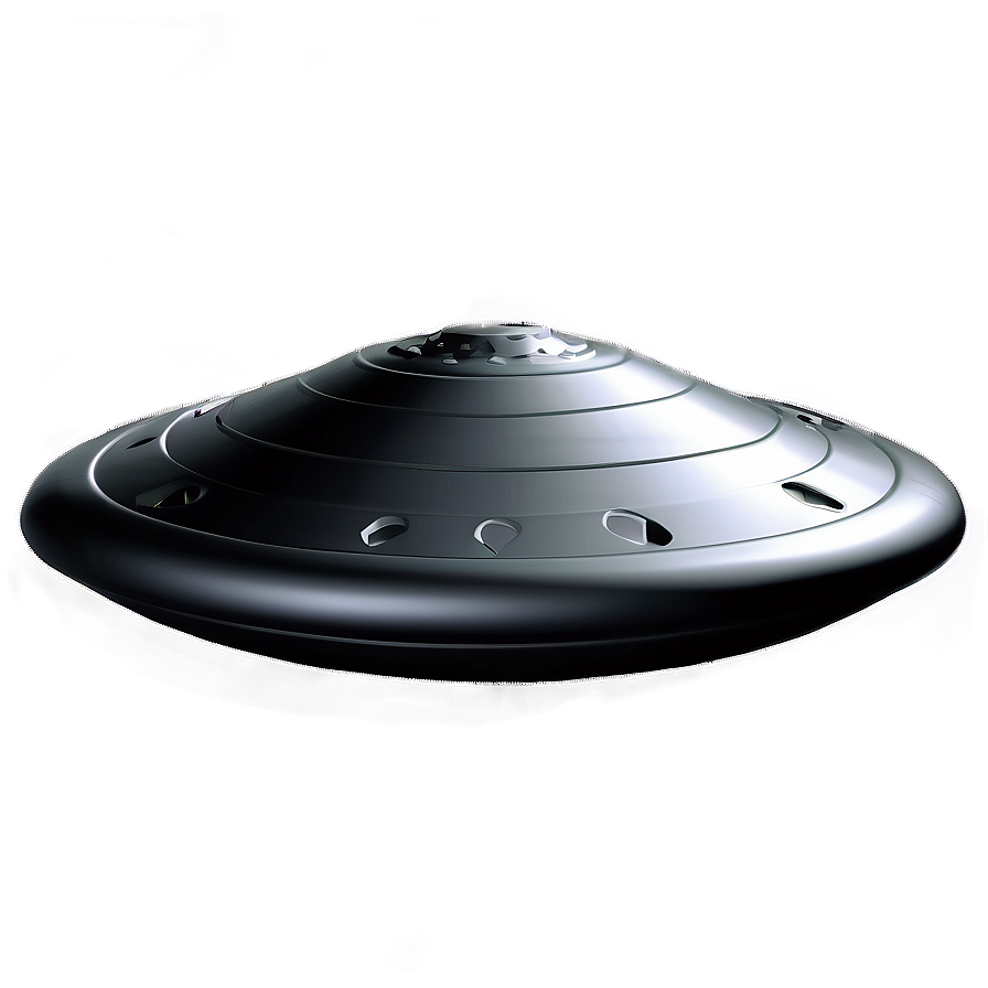 Stealth Black Flying Saucer Png Huc