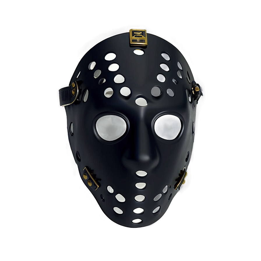 Stealth Black Hockey Mask Png Ddh