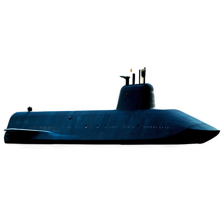 Stealth Submarine At Night Png 05252024