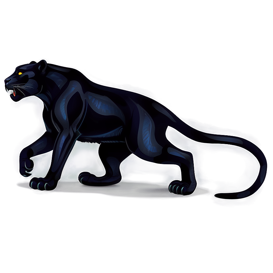 Stealthy Panther Illustration Png Jhd