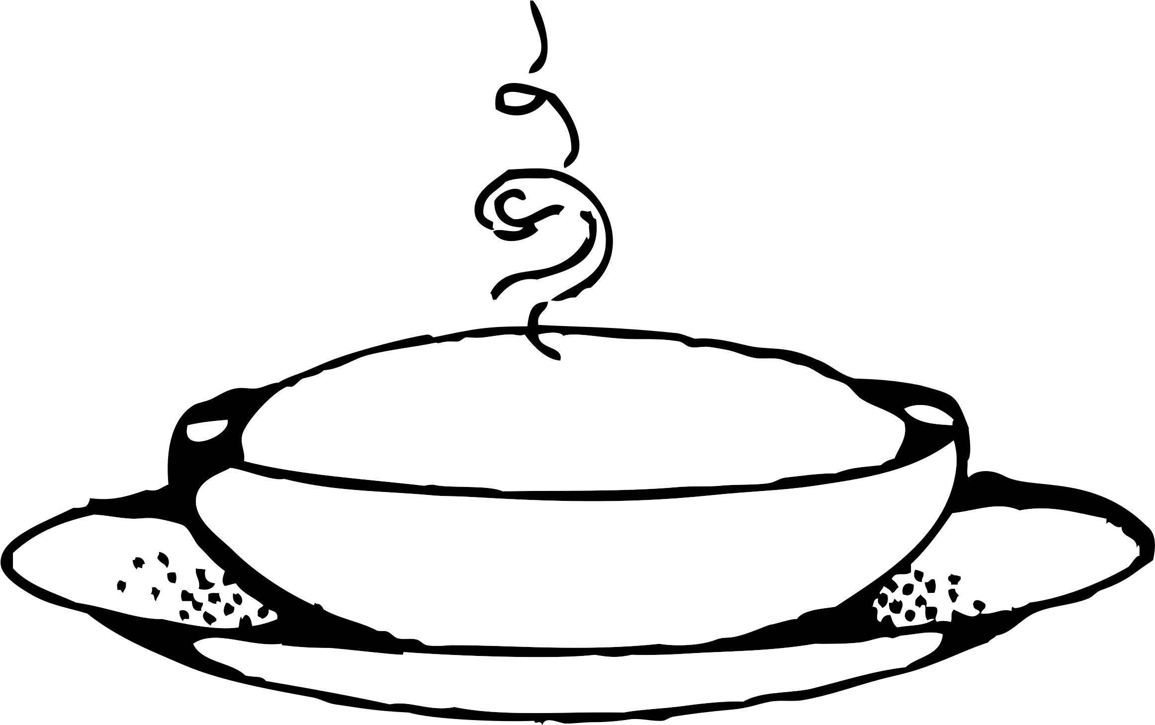 Steaming Bowl Clipart