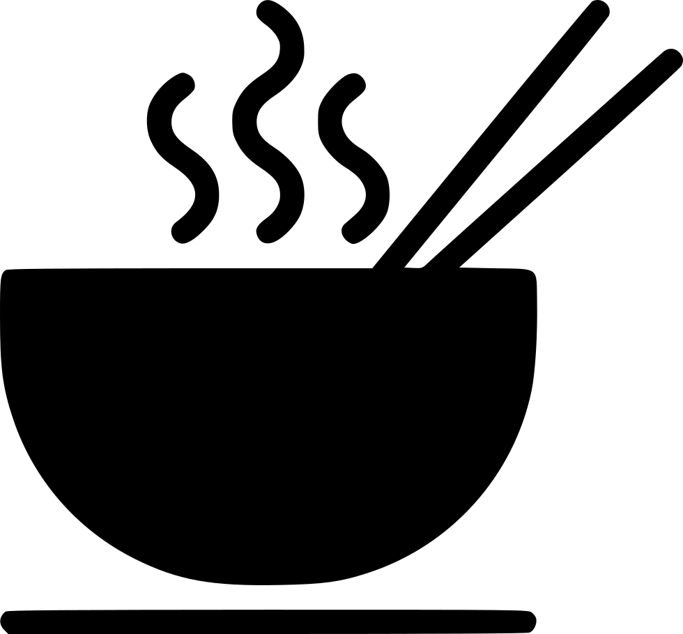 Steaming Bowl With Chopsticks Icon