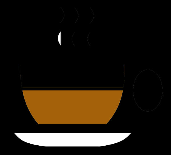 Steaming Coffee Cup Graphic