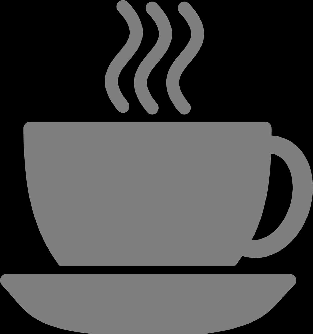 Steaming Coffee Cup Icon