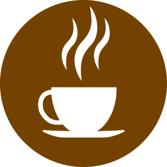 Steaming Coffee Cup Icon