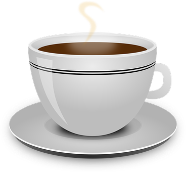 Steaming Coffee Cup Vector