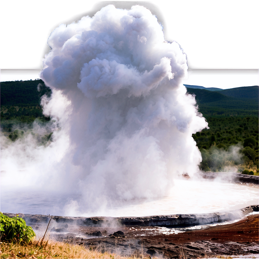 Steaming Earth Geysers Png Gkl85