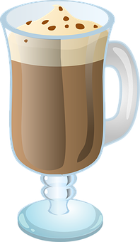 Steaming Hot Chocolate Cup Illustration