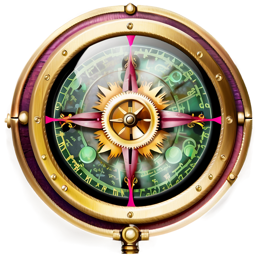 Steampunk Compass Png Tat