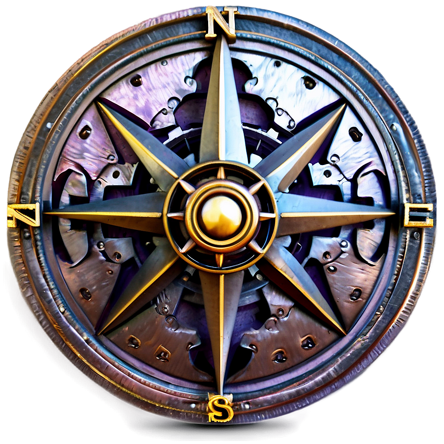 Steampunk Compass Rose Png 42