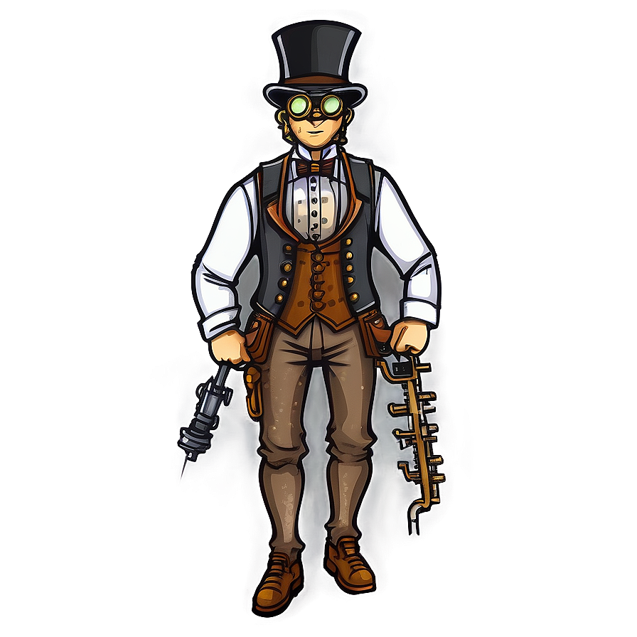 Steampunk Doodle Png 05212024