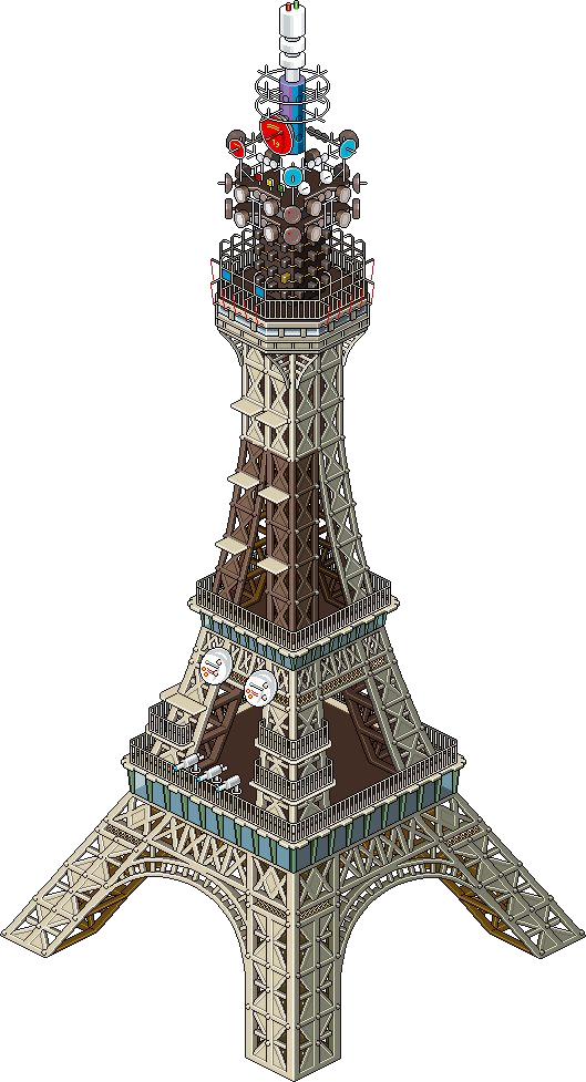 Steampunk Eiffel Tower Illustration