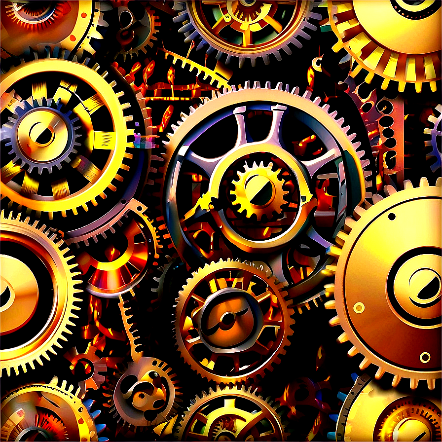 Steampunk Gear Disc Png 41