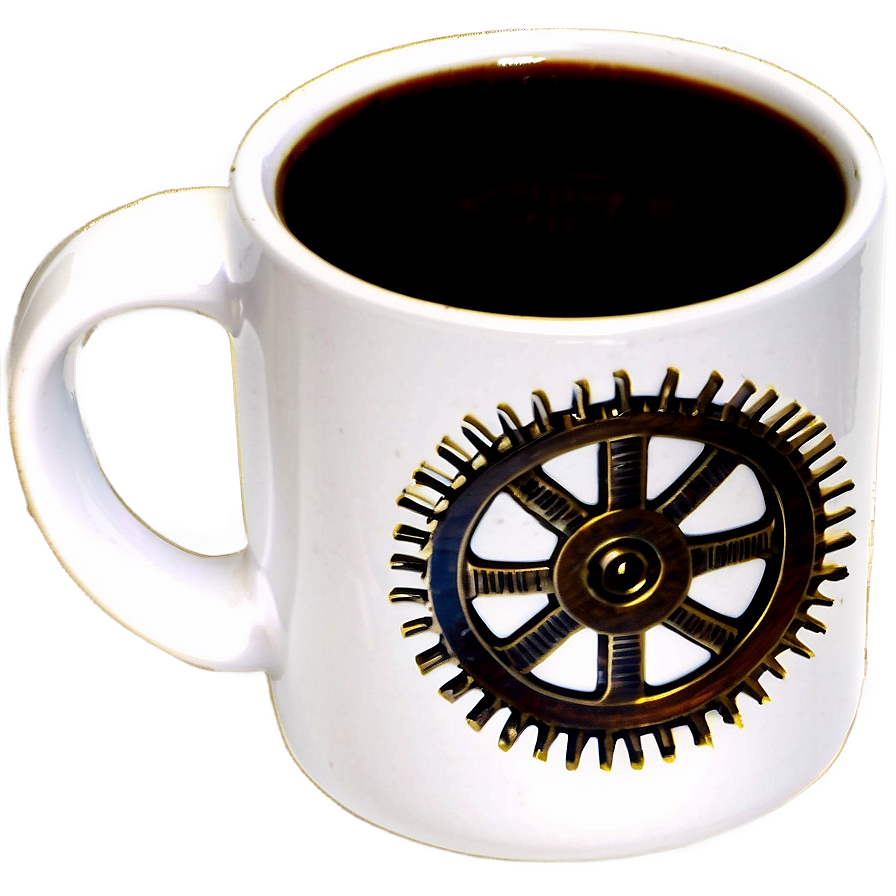 Steampunk Gear Mug Png Hid24