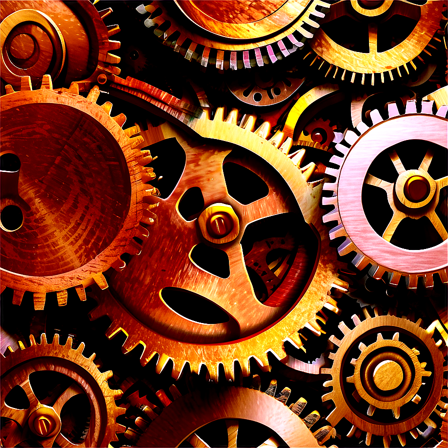 Steampunk Gears Png Sec89