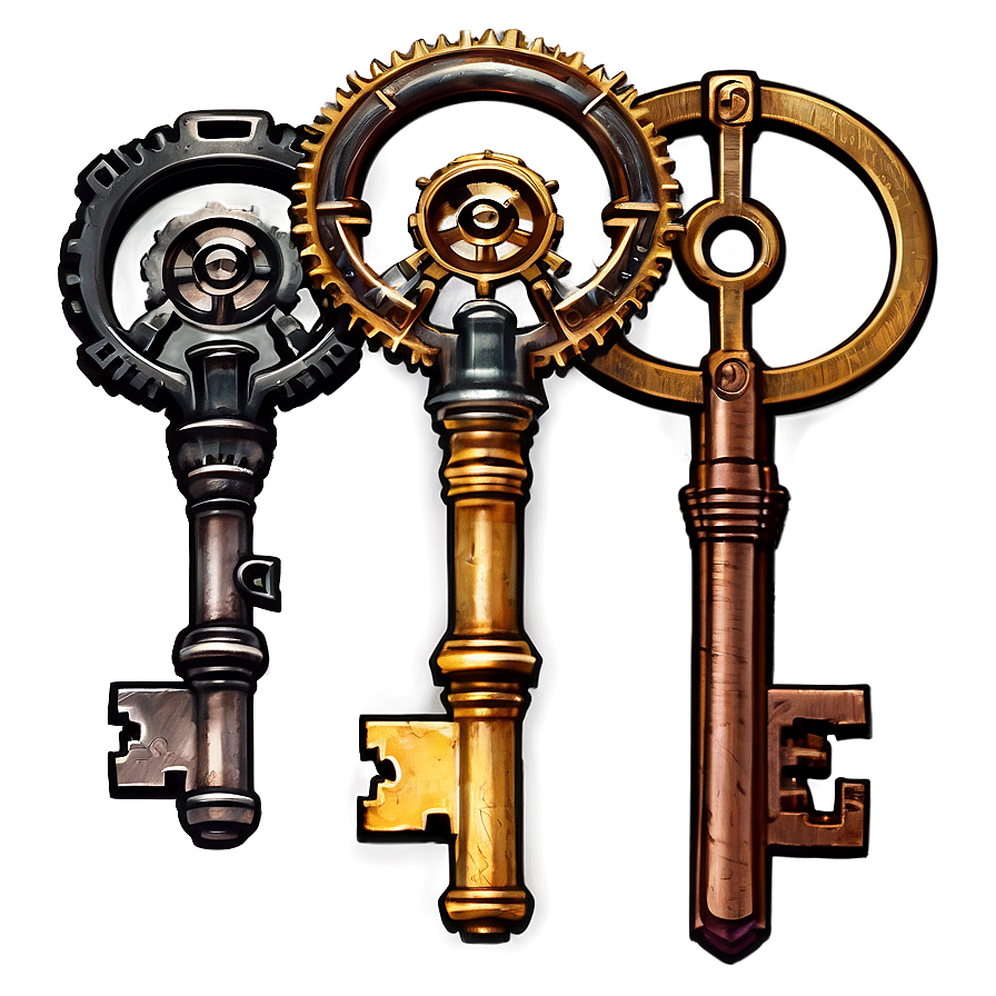 Steampunk Keys Png Qlp71