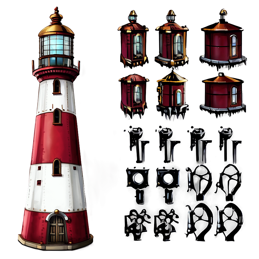 Steampunk Lighthouse Png 10