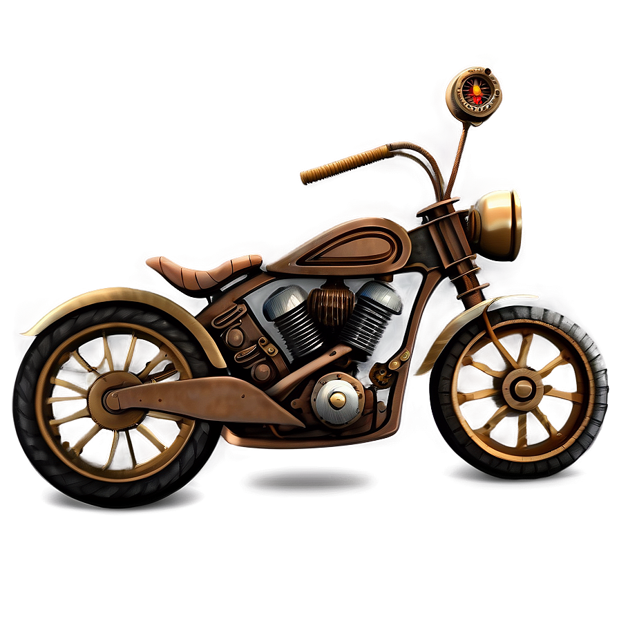 Steampunk Motorcycle Png 05212024