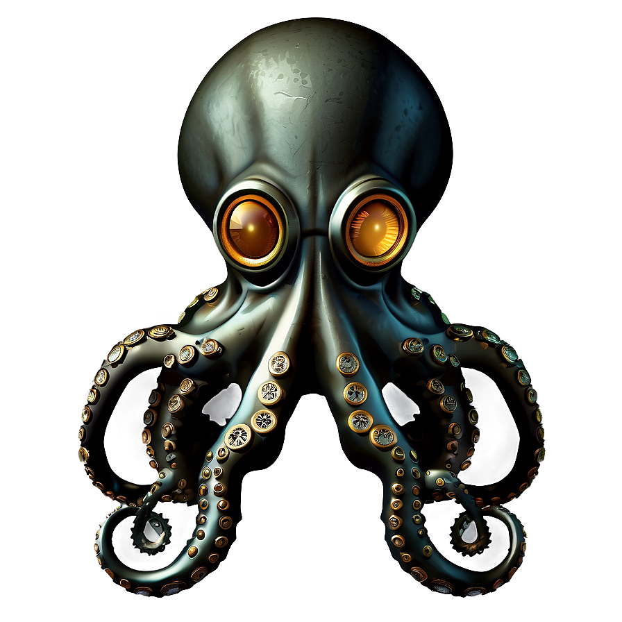 Steampunk Octopus Png Ven65