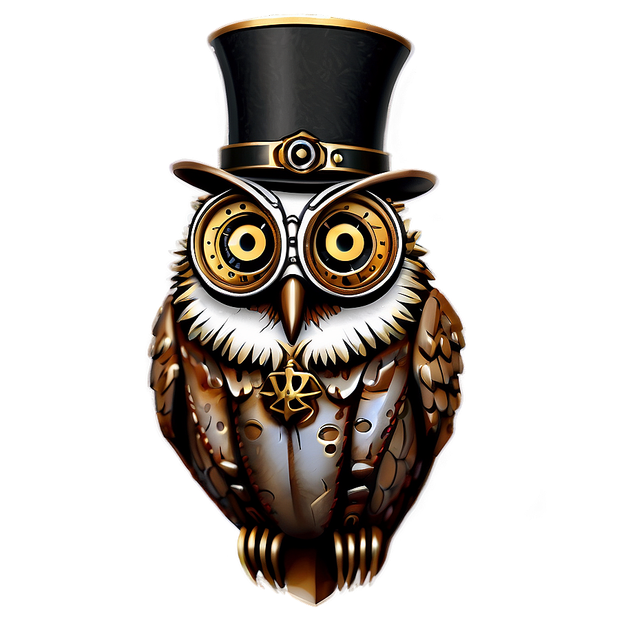 Steampunk Owl Png Pdn
