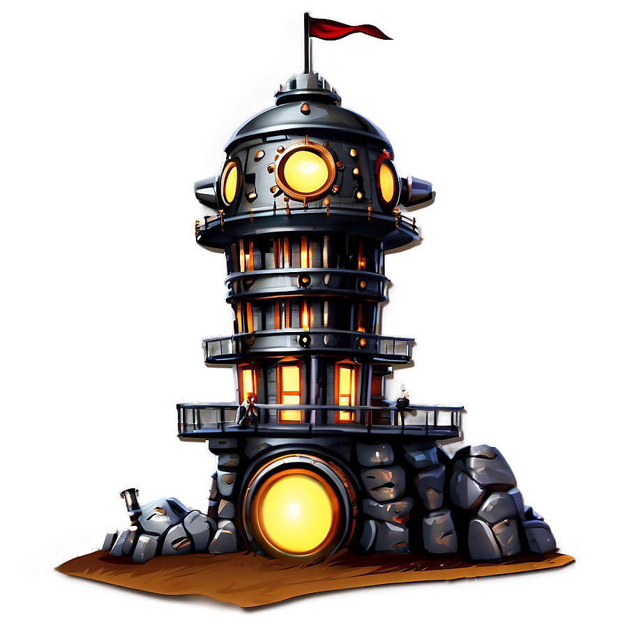 Steampunk Tower Png 45