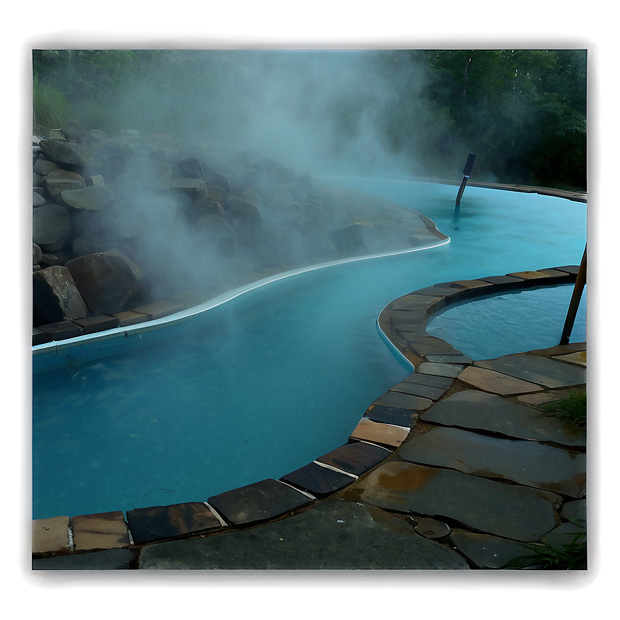 Steamy Hot Springs Png Qli19