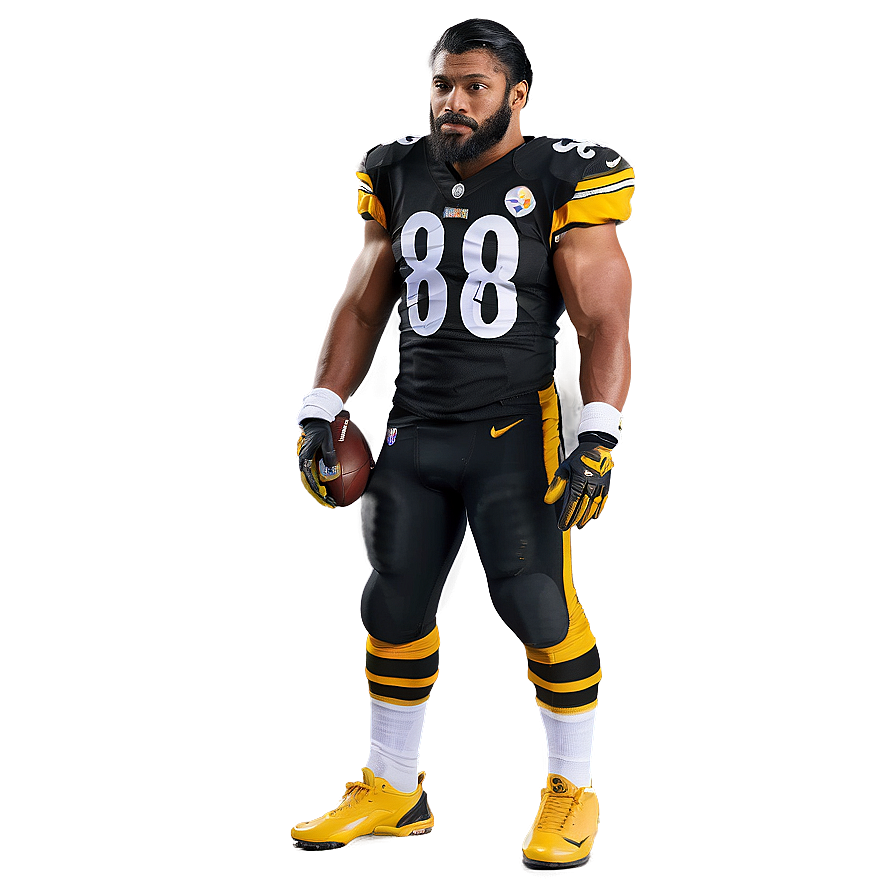 Steelers Football Player Png 05212024