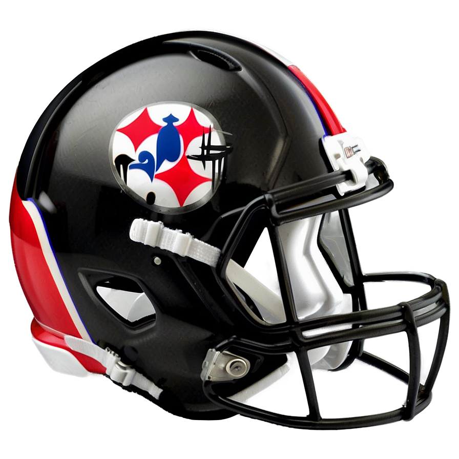 Steelers Helmet With Flag Png Nwy