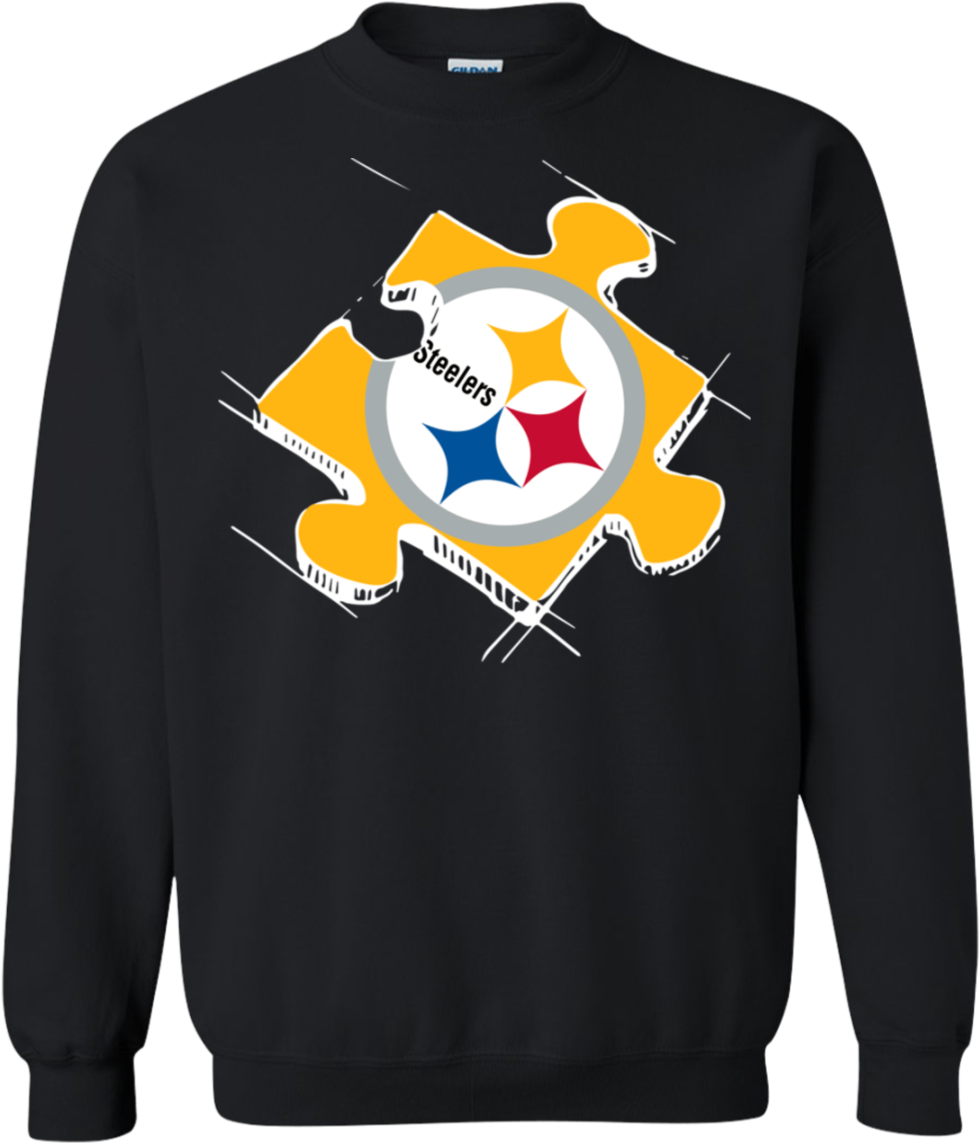 Steelers Logo Puzzle Design Sweatshirt