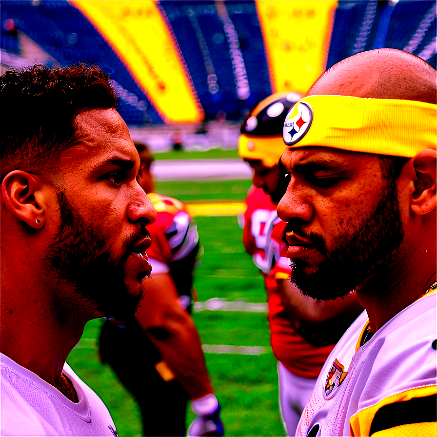 Steelers Pre-game Huddle Png 8