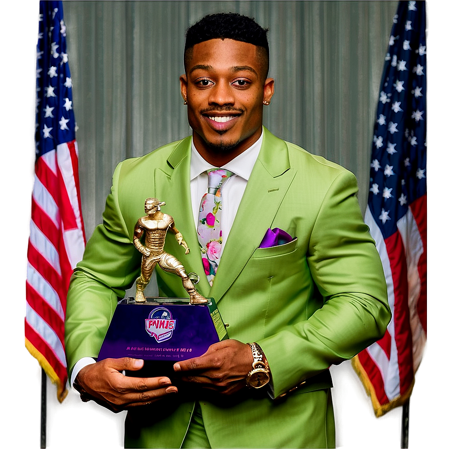 Stefon Diggs Award Ceremony Png Aah