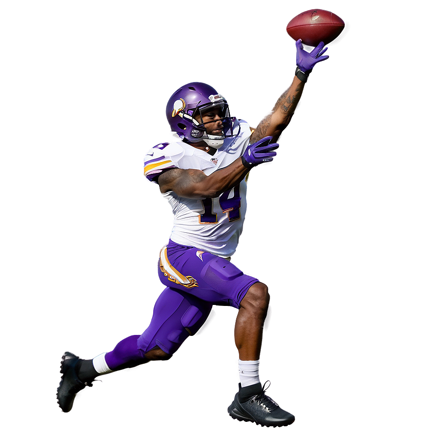 Stefon Diggs Catching Football Png 75