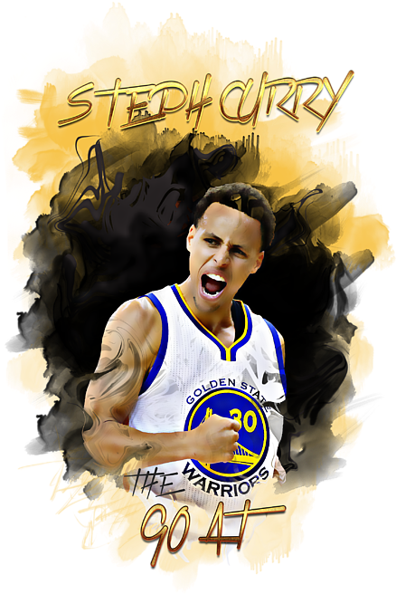 Steph Curry Golden State Warriors Artwork