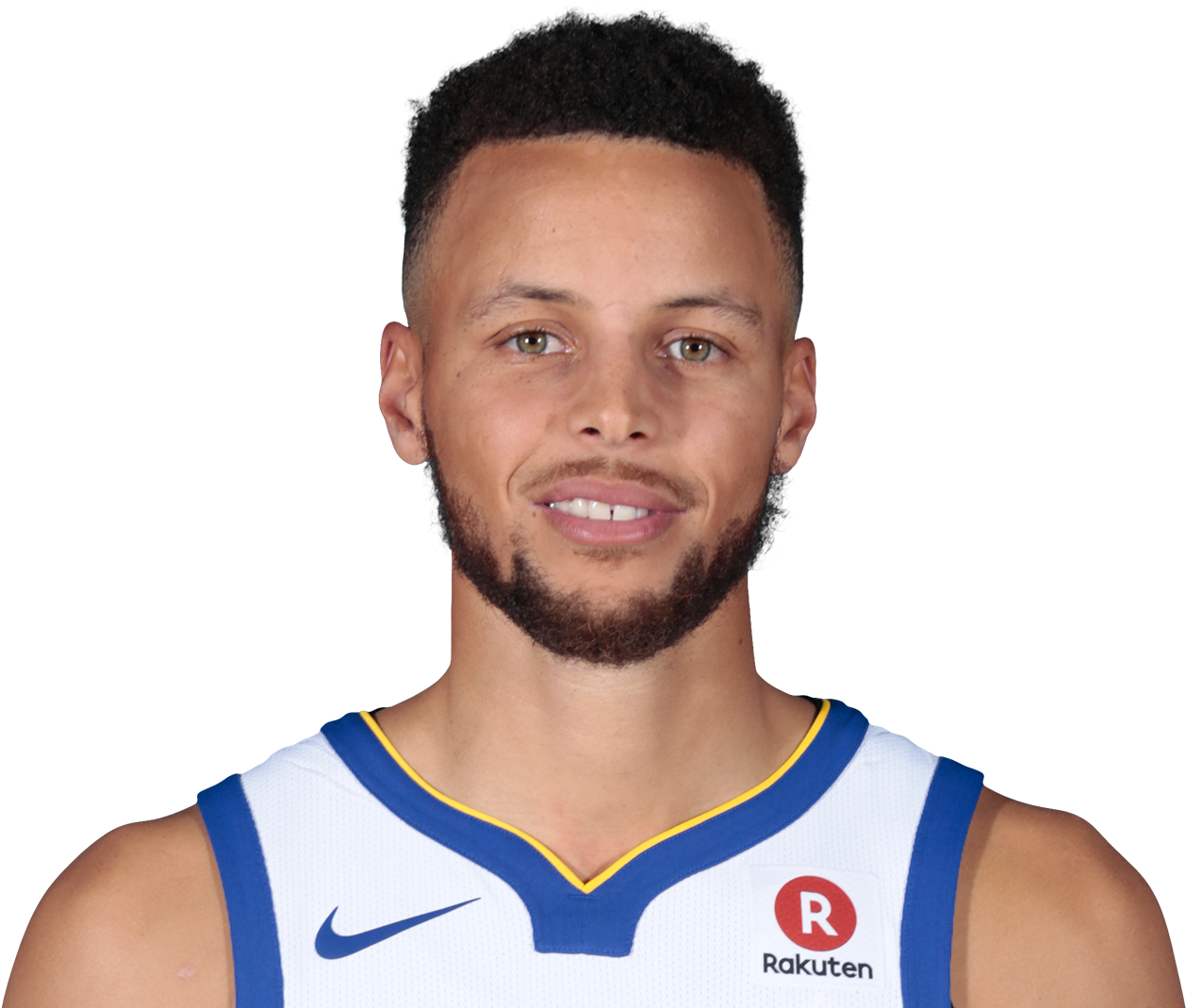 Steph Curry Portrait Basketball Uniform