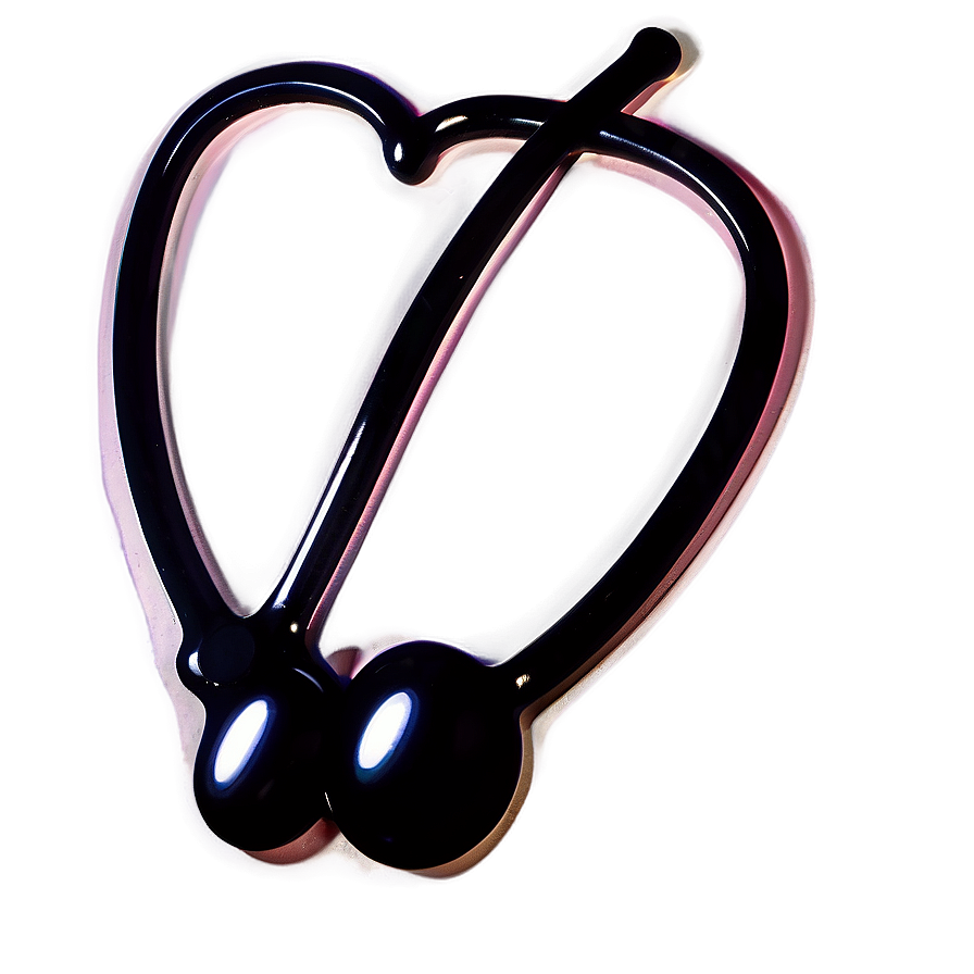 Stethoscope Heart On White Png Xjb