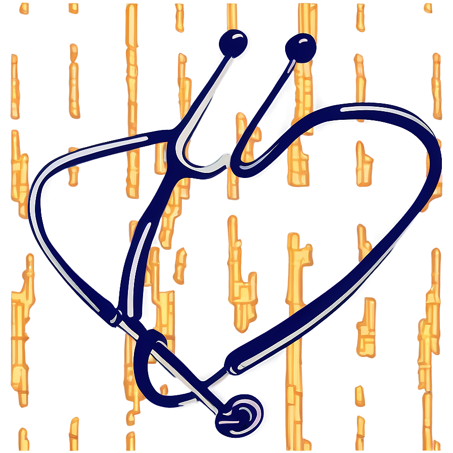 Stethoscope Heart Vector Png Akq35