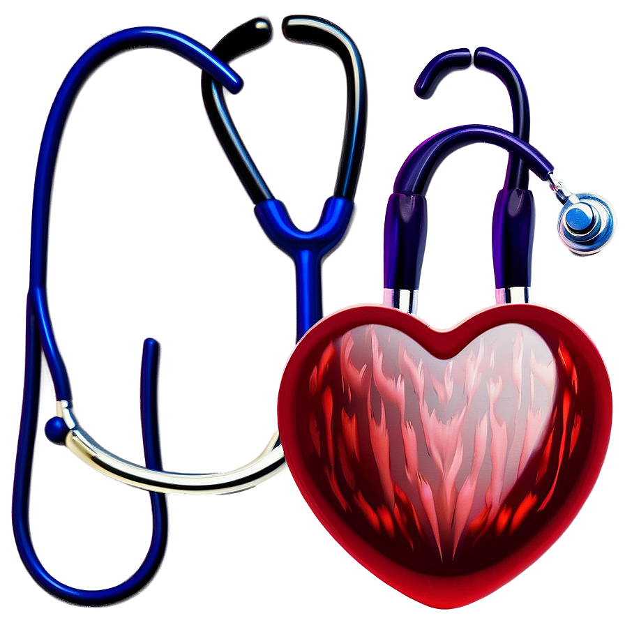 Stethoscope Heart Vector Png Ilt68