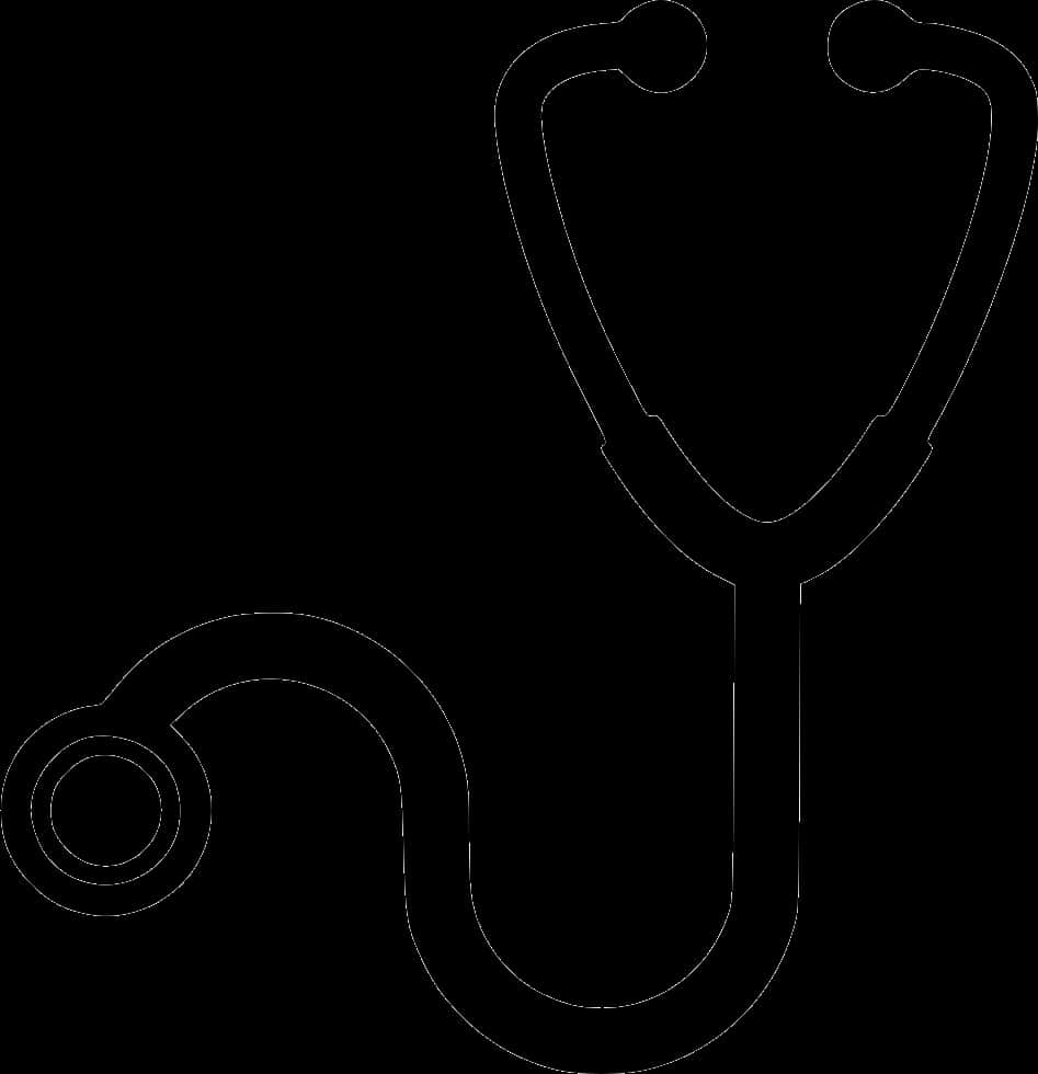Stethoscope Silhouette Outline