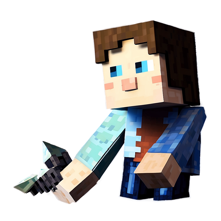 Steve In The End Minecraft Png 05232024